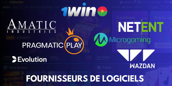 Fournisseurs de logiciels en 1win