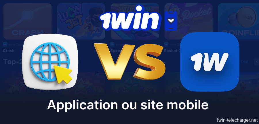 Quelle meilleure application ou site mobile pour 1win